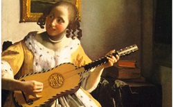 Girl with Guitar by Johannes Vermeer